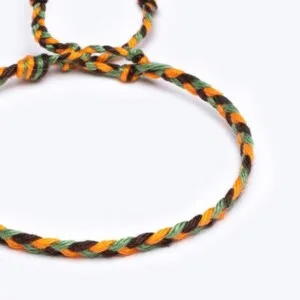 Sharadamba Koton İpli Renkli Saç Örgü Bileklik