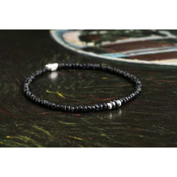 2mm Siyah Picasso Miyuki - Hematit Taşlı Bileklik