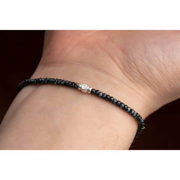 2mm Siyah Picasso Miyuki - Hematit Taşlı Bileklik