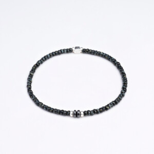 2mm Siyah Picasso Miyuki - Hematit Taşlı Bileklik