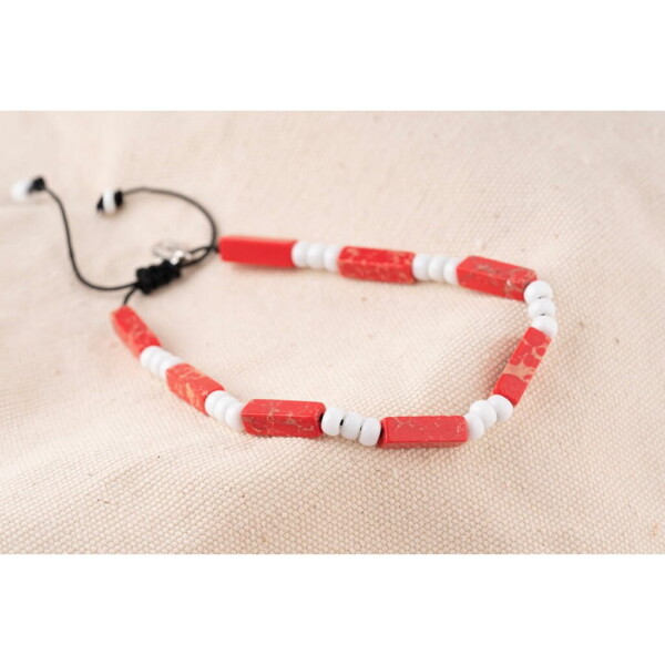 4mm Beyaz Miyuki-Varisit Taşı-925 Gümüş Bileklik