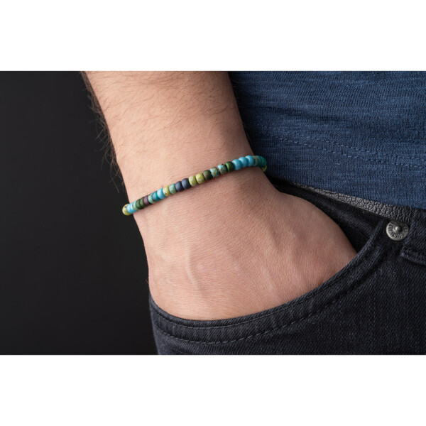 Miyuki Boncuklu - 925 Gümüş - Tamtur Bileklik - Renkli