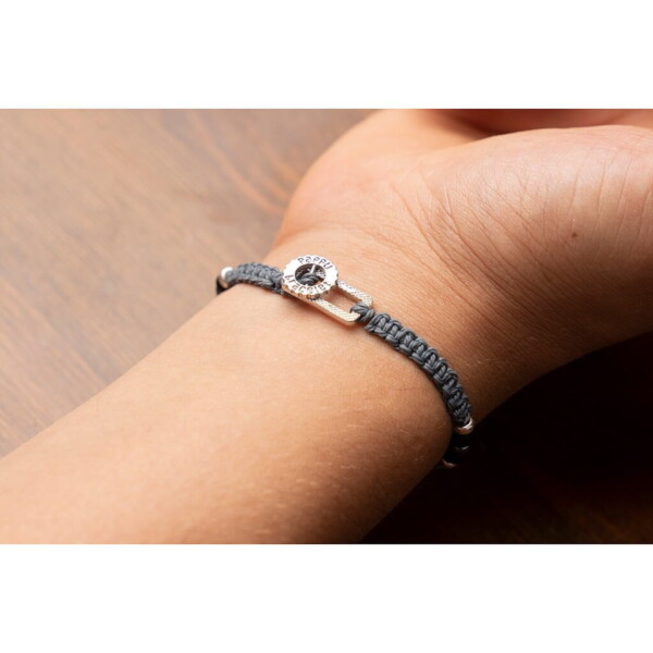 4mm Miyuki + Gümüş İndigo Mavi Makrome Bileklik