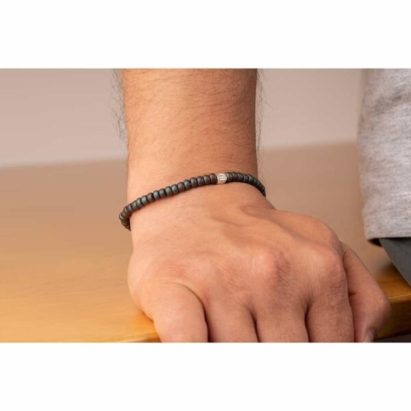 Yeşil Miyuki - 925 Gümüş - Tamtur Bileklik - Petrol