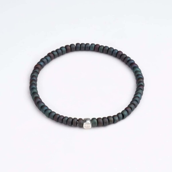 Yeşil Miyuki - 925 Gümüş - Tamtur Bileklik - Petrol Yeşil Miyuki - 925 Gümüş - Tamtur Bileklik - Petrol