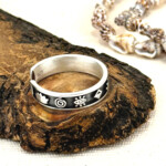 925 Gümüş Antik Sembol Erkek Yüzük