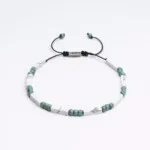 Kırçıllı Turkuaz Miyuki – Varisit Boncuklu Bileklik - Vogtland