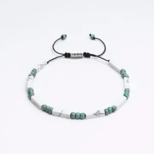 Kırçıllı Turkuaz Miyuki – Varisit Boncuklu Bileklik - Vogtland