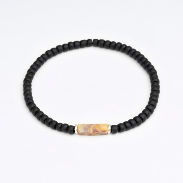 Ağaç Jasper Taşı - Miyuki Boncuklu Tamtur Bileklik - Kök