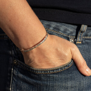 Balık Desenli 925 Ayar Gümüş Bilezik PB27485