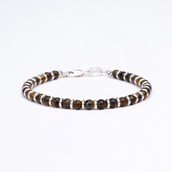 Kaplan Gözü Taşı - 925 Ayar Gümüş Bileklik - Gümüşay Kaplan Gözü Taşı - 925 Ayar Gümüş Bileklik - Gümüşay