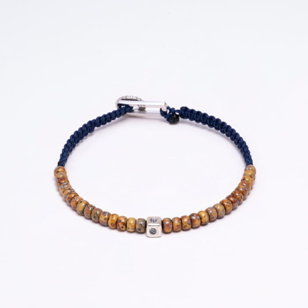 Kehribar Sarı Miyuki-925 Ayar Gümüş-Paraşüt İpli Makrome Bileklik Kehribar Sarı Miyuki-925 Ayar Gümüş-Paraşüt İpli Makrome Bileklik