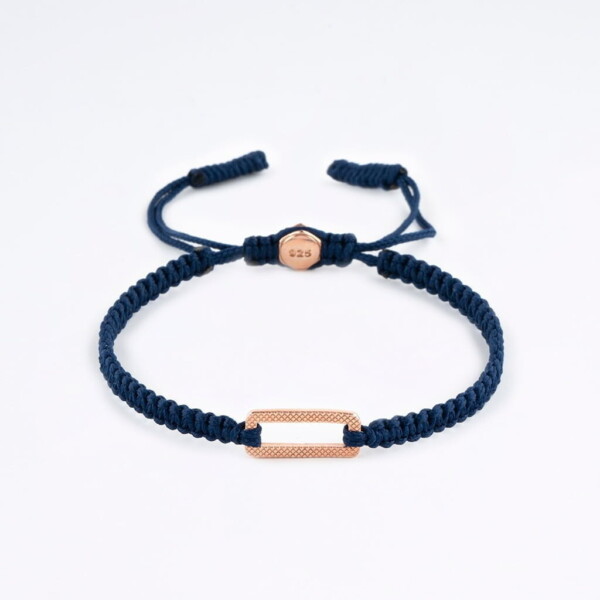 Makrome-Tibet Örgü 925 Gümüş Lacivert Renk Bileklik Makrome-Tibet Örgü 925 Gümüş Lacivert Renk Bileklik