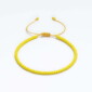 Miyuki 3mm Sarı Paraşüt İpli Unisex Bileklik