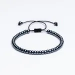 Miyuki 4mm Antrasit Paraşüt İpli Unisex Bileklik
