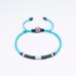 Miyuki Boncuklu 925 Gümüş Mint Mavi Bileklik