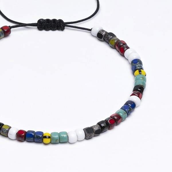 Miyuki + Çek Boncuk 4mm Renkli Unisex Bileklik