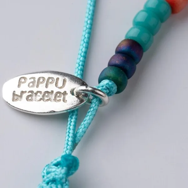 Renkli Miyuki 925 Gümüş Mint Mavi Paraşüt İpli Bileklik