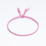 Sharadamba 3mm Pembe Koton İpli Unisex Bileklik