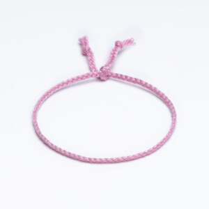 Sharadamba 3mm Pembe Koton İpli Unisex Bileklik