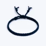 Sharadamba Lacivert Koton İpli Unisex Bileklik