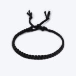 Sharadamba Siyah Koton İpli Unisex Bileklik