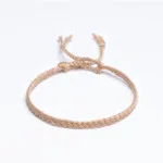 Sharadamba Sütlü Kahve Koton İpli Unisex Bileklik