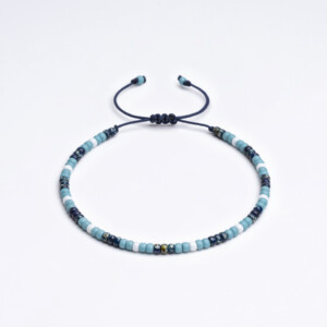 Yuvarlak Miyuki Boncuklu Bileklik – Buzul