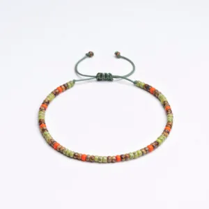 Yuvarlak Miyuki Boncuklu Bileklik – Günbatımı