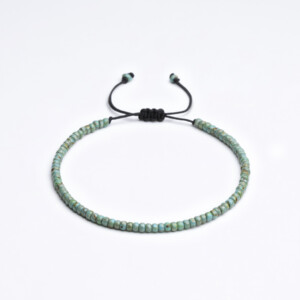 Yuvarlak Miyuki Boncuklu Bileklik – Picasso Turkuaz